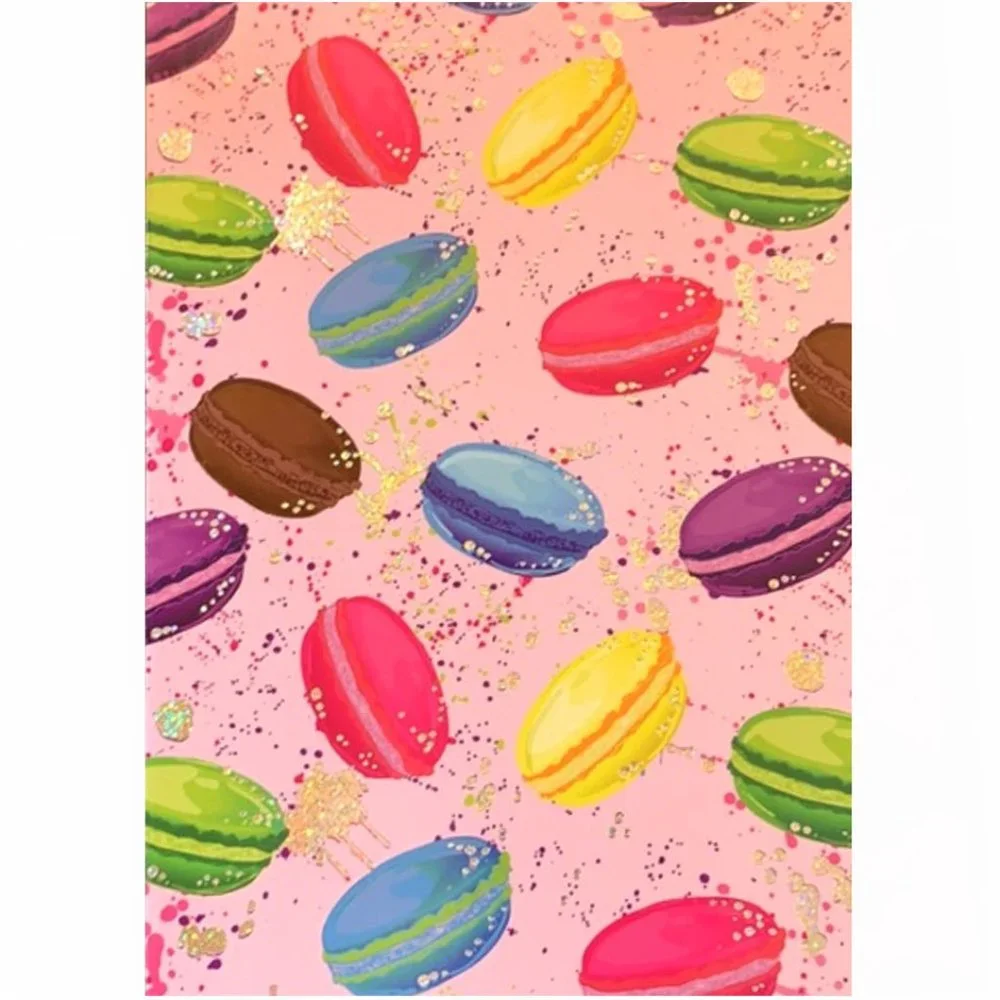 Fun Colorful French Macaroon Notebook
